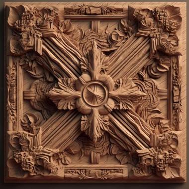 Patterns and decorations stl Crossopriza 2 3d model